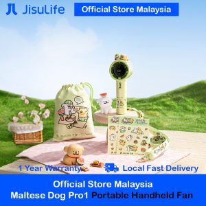 Jisulife Official Store Malaysia Maltese Series Pro1 Limted Edition Handheld Fan