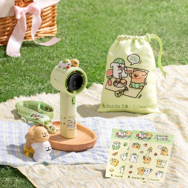 Jisulife Official Store Malaysia Maltese Series Pro1 Limted Edition Handheld Fan