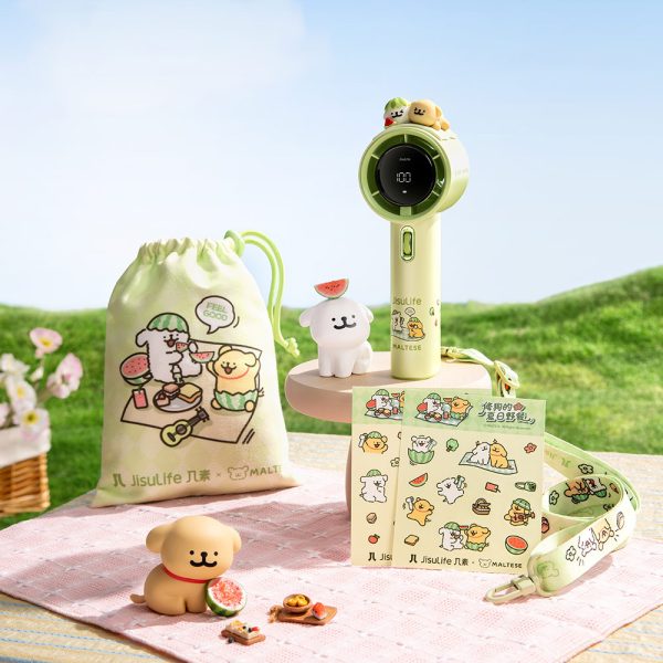 Jisulife Official Store Malaysia Maltese Series Pro1 Limted Edition Handheld Fan