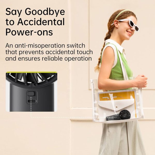 Jisulife Official Store Malaysia Life4 Portable Handheld Fan