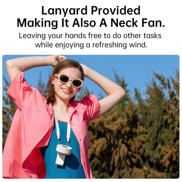 Jisulife Official Store Malaysia Life7 Portable Foldable Handheld Fan