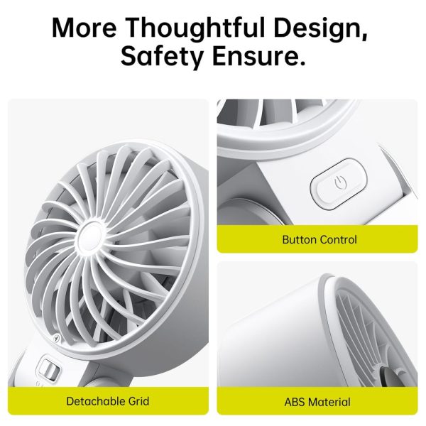 Jisulife Official Store Malaysia Life7 Portable Foldable Handheld Fan