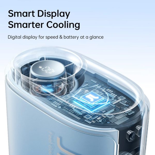 Jisulife Official Store Malaysia Life5 Portable Rechargeable 100 Speed Control Neck Fan Hang Fan