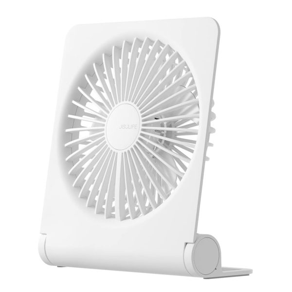 Jisulife Official Store Malaysia Portable Rechargable Mini Table Desk Fan