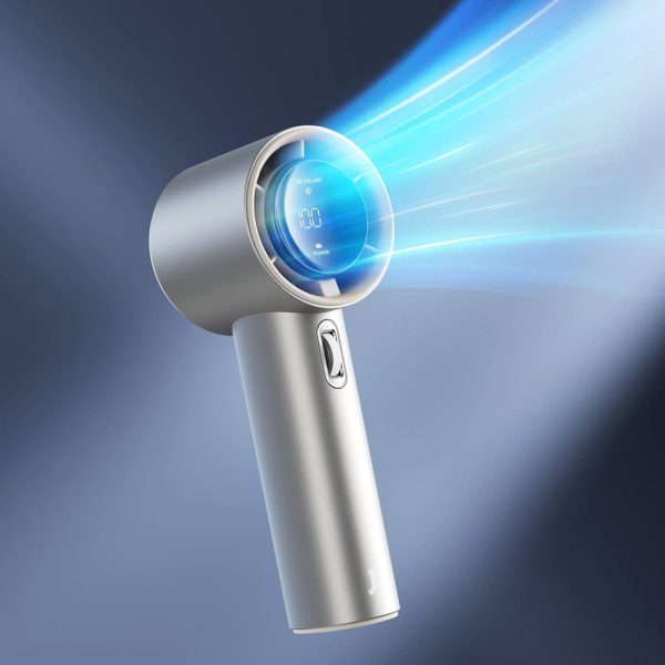 Jisulife Official Store Malaysia Portable Aluminum Body Handheld Fan 100 Speed Control