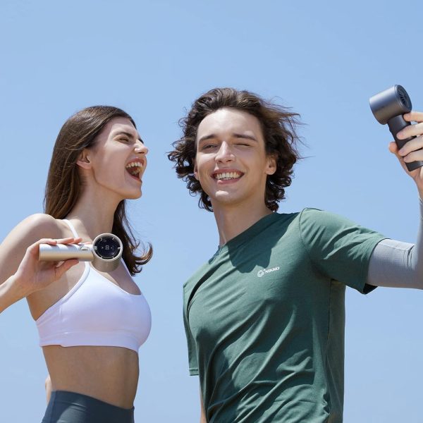 Jisulife Official Store Malaysia Portable Aluminum Body Handheld Fan 100 Speed Control