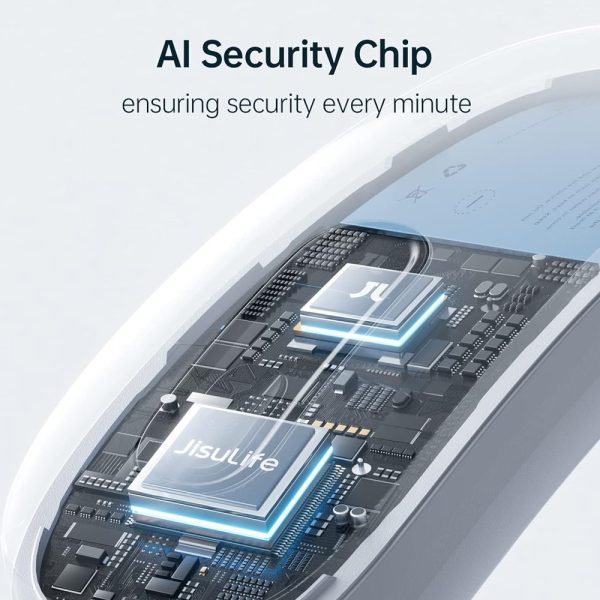 Jisulife Official Store Malaysia Portable Rechargable 100 Speed Control Neck Fan