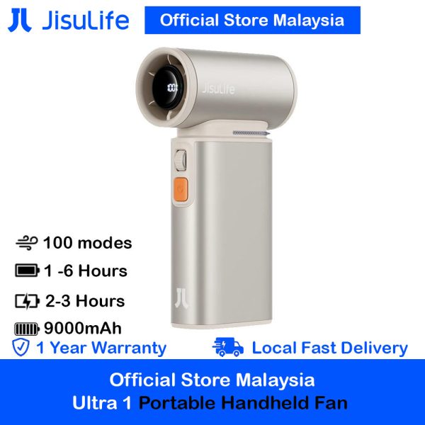 Jisulife Official Store Malaysia Ultra1 Portable Handheld Fan