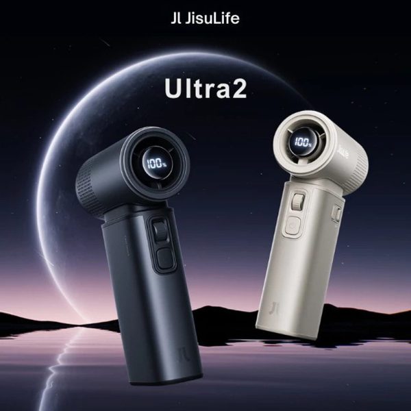 Jisulife Official Store Malaysia Portable Handheld Fan Ultra2 with Powerbank Feature