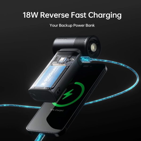 Jisulife Official Store Malaysia Portable Handheld Fan Ultra2 with Powerbank Feature