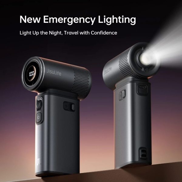 Jisulife Official Store Malaysia Portable Handheld Fan Ultra2 with Powerbank Feature