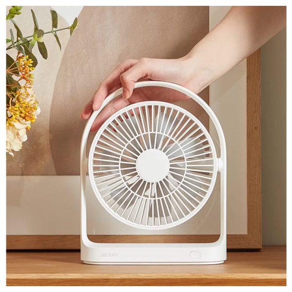 Jisulife Official Store Malaysia Portable Rechargeble Desk Fan