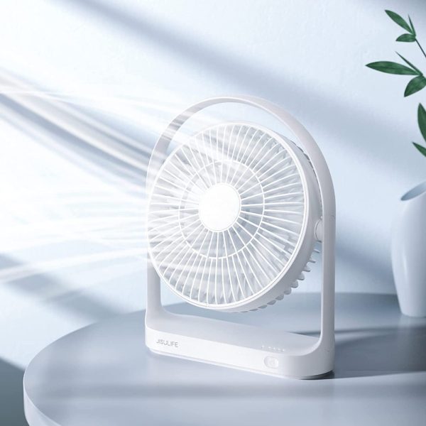 Jisulife Official Store Malaysia Portable Rechargeble Desk Fan