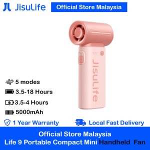 Jisulife Official Store Malaysia Life9 Portable Compact Pocket Size Mini Handheld Fan