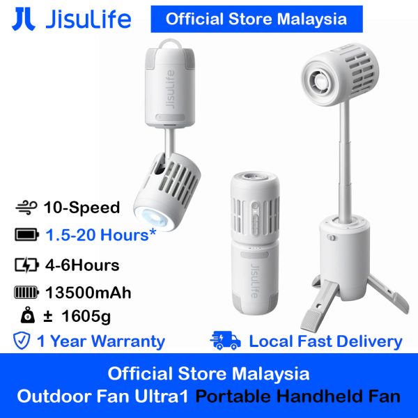 Jisulife Outdoor Ultra1 Portable Fan Malaysia Official Store