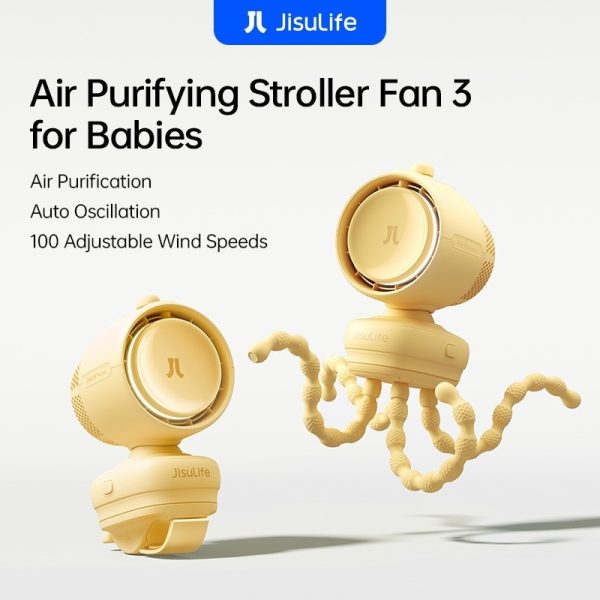 Jisulife Baby Fan3 Clip Version Octopus Version Portable Baby Stroller Fan Official Store Malaysia Same Day Delivery withi Kuala Lumpur