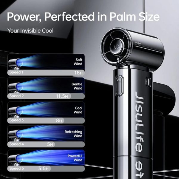 Jisulife Life9S LED compact size mini fan Official Store Malaysia