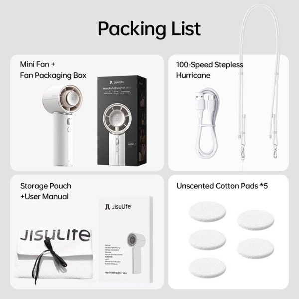 Jisulife Pro1 Mini Aroma Portable Handheld Fan Official Store Malaysia